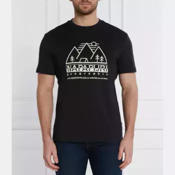 Футболка свободного кроя Napapijri, черный