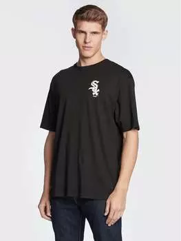 Футболка свободного кроя New Era, черный