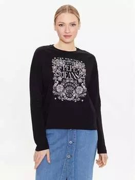 Футболка свободного кроя Pepe Jeans, черный
