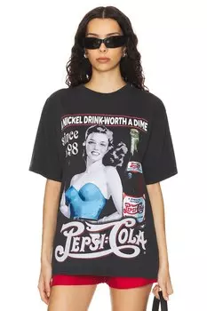 Футболка свободного кроя pepsi с 1898 года Philcos, черный