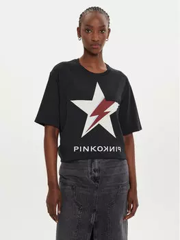 Футболка свободного кроя Pinko, черный