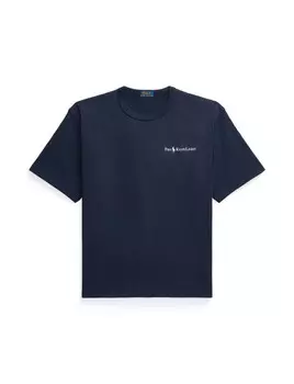 Футболка свободного кроя Polo Ralph Lauren, синий