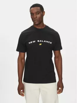 Футболка свободного кроя Reimagined Graphic MT51506 New Balance, черный