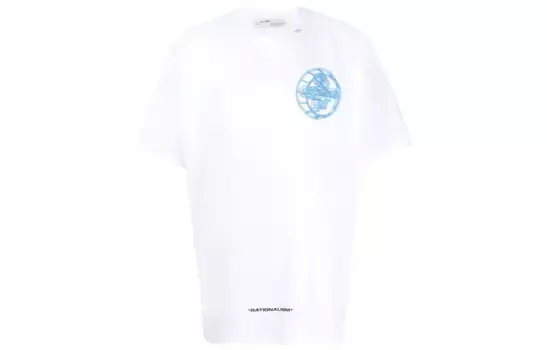 Футболка свободного кроя с 3D-принтом Off-White, белый