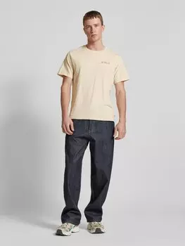 Футболка свободного кроя с этикеткой, модель «ARCHIV» Levi's, бежевый