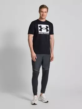 Футболка свободного кроя с этикеткой Under Armour, черный