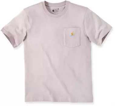 Футболка свободного кроя с карманами K87 Heavyweight Carhartt, серый/бежевый