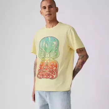 Футболка свободного кроя с коротким рукавом и графическим принтом Levi's, цвет Concept Dream Double Cream - Tan