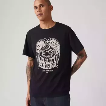 Футболка свободного кроя с коротким рукавом и графическим принтом Levi's, цвет Etruscan Red - Red