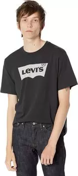 Футболка свободного кроя с короткими рукавами Levi's, цвет Caviar 1