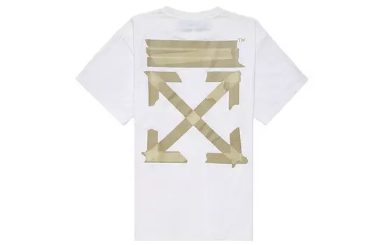 Футболка свободного кроя с лентами и стрелками Off-White