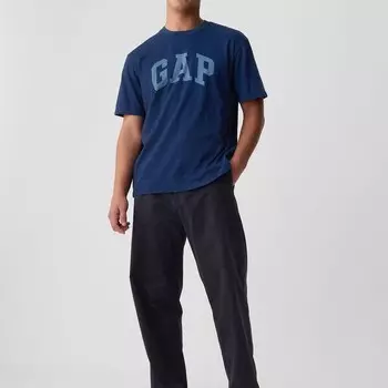 Футболка свободного кроя с логотипом Gap, синий