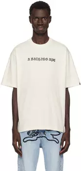 Футболка свободного кроя с логотипом Off-White Gothic BAPE