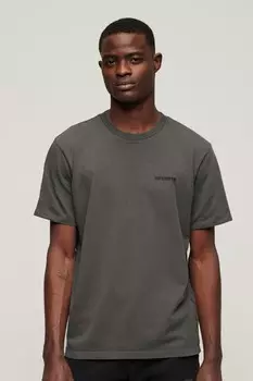 Футболка свободного кроя с логотипом Superdry, серый