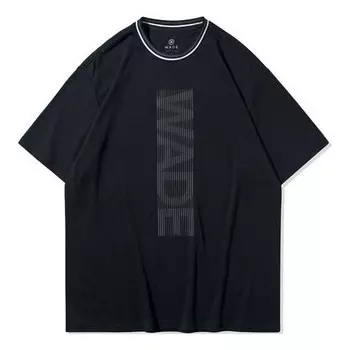 Футболка свободного кроя с логотипом wade Li-Ning, черный