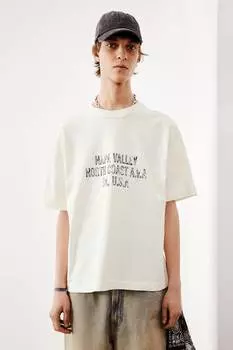 Футболка свободного кроя с принтом H&M, мультиколор