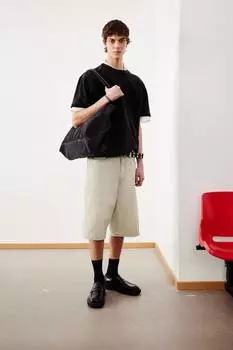 Футболка свободного кроя с принтом H&M, черный