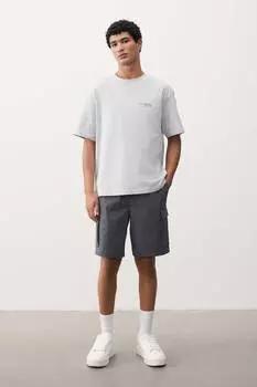 Футболка свободного кроя с принтом H&M, мультиколор