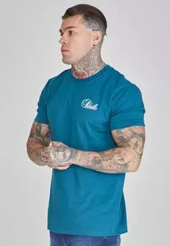 Футболка свободного кроя SikSilk, синий