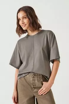 Футболка свободного кроя «Тамара» Hush, серый