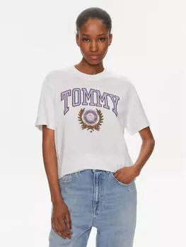 Футболка свободного кроя Tommy Jeans, белый