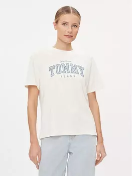 Футболка свободного кроя Tommy Jeans, белый