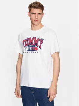 Футболка свободного кроя Tommy Jeans, белый