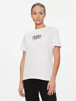 Футболка свободного кроя Tommy Jeans, белый