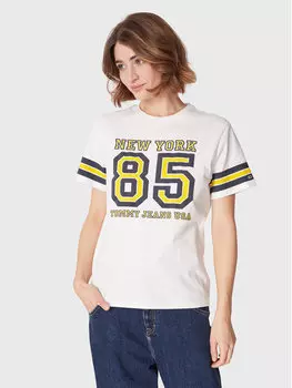 Футболка свободного кроя Tommy Jeans, белый