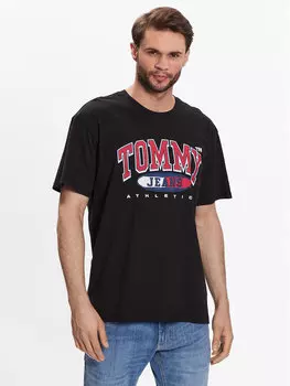 Футболка свободного кроя Tommy Jeans, черный