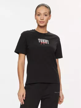 Футболка свободного кроя Tommy Jeans, черный