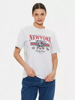 Футболка свободного кроя Tommy Jeans, серый
