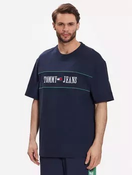 Футболка свободного кроя Tommy Jeans, синий