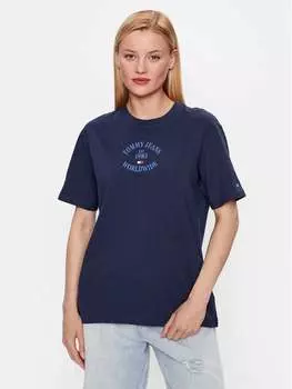 Футболка свободного кроя Tommy Jeans, синий