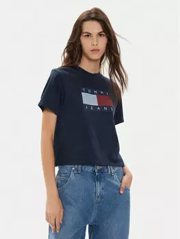 Футболка свободного кроя Tommy Jeans, синий