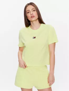 Футболка свободного кроя Tommy Jeans, зеленый