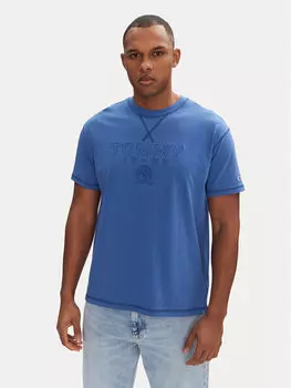Футболка свободного кроя Tonal Crest DM0DM20805 Tommy Jeans, синий