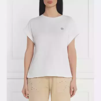 Футболка свободного кроя Twin-Set, белый