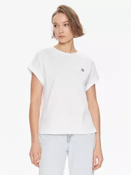 Футболка свободного кроя Twinset, белый