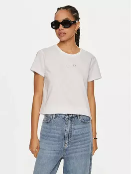 Футболка свободного кроя Twinset, белый