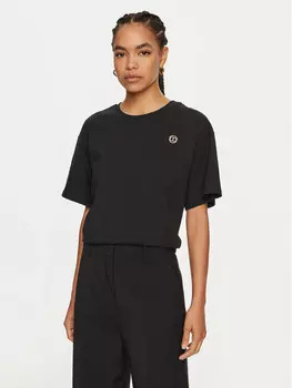 Футболка свободного кроя Twinset, черный
