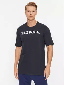 Футболка свободного кроя Under Armour, черный
