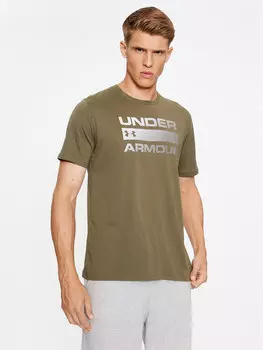 Футболка свободного кроя Under Armour, хаки