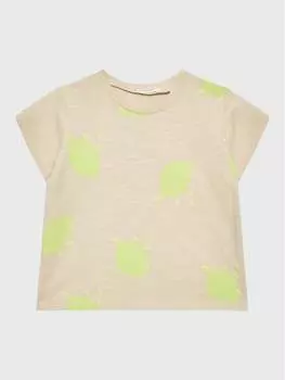 Футболка свободного кроя United Colors Of Benetton, бежевый