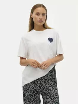 Футболка свободного кроя Vero Moda, белый