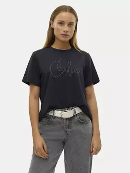 Футболка свободного кроя Vero Moda, черный