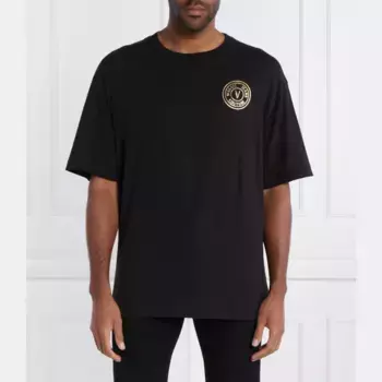Футболка свободного кроя Versace, черный