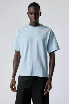 Футболка свободного кроя Weekday, голубой