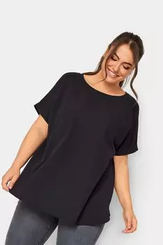 Футболка свободного кроя Yours, черный