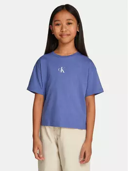 Футболка свободного покроя Calvin Klein Jeans, синий